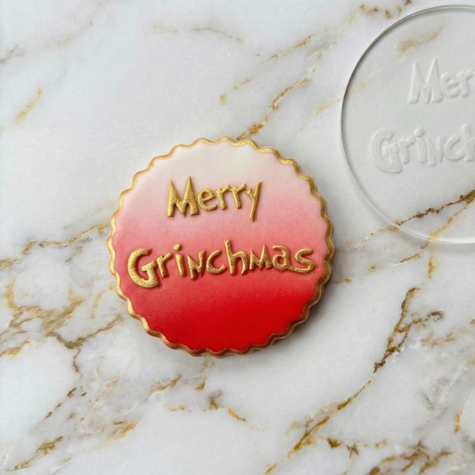 Christmas - Grinch - merry grinchmas - debossing