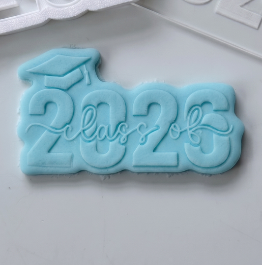 Class of 2026 - graduation - deboss + matching cutter