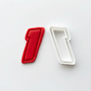 One 1 Racing Number Digit Cookie Cutter