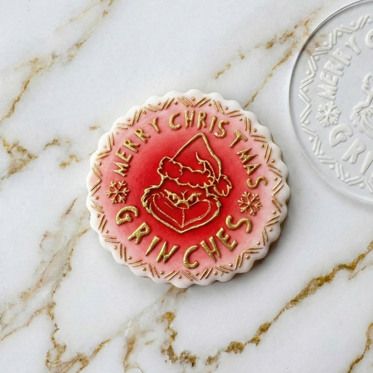 Christmas - Grinch - merry grinches debossing