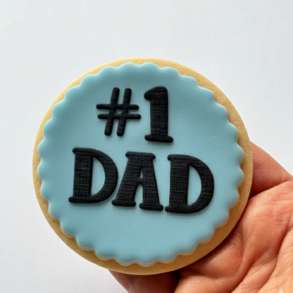 #1 DAD DEBOSSING