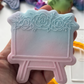painting board easel flowers - Cookie Cutter + deboss M1017