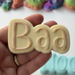 Eid Mubarak - Sheep Cow set - deboss and matching cutter
