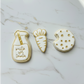 Set of 3 milk - carrot - cookie - stamp + cookie cutters Christmas