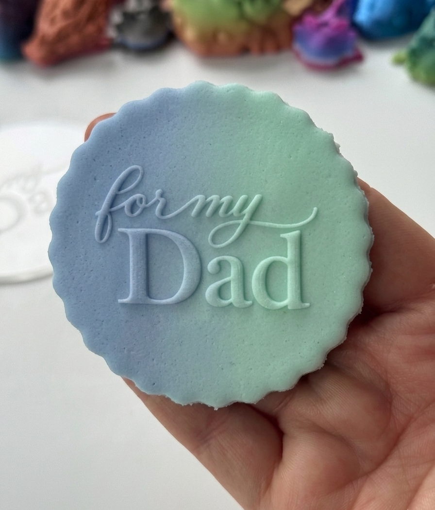 For my Dad Debossing