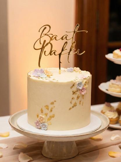 Baat Pakki Cake topper