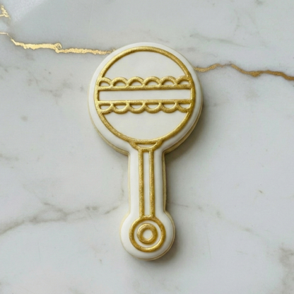 Baby Rattle deboss + cutter