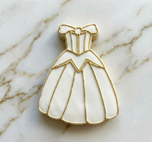 Aurora Princess dress debossing (pop out) + cutter M1089