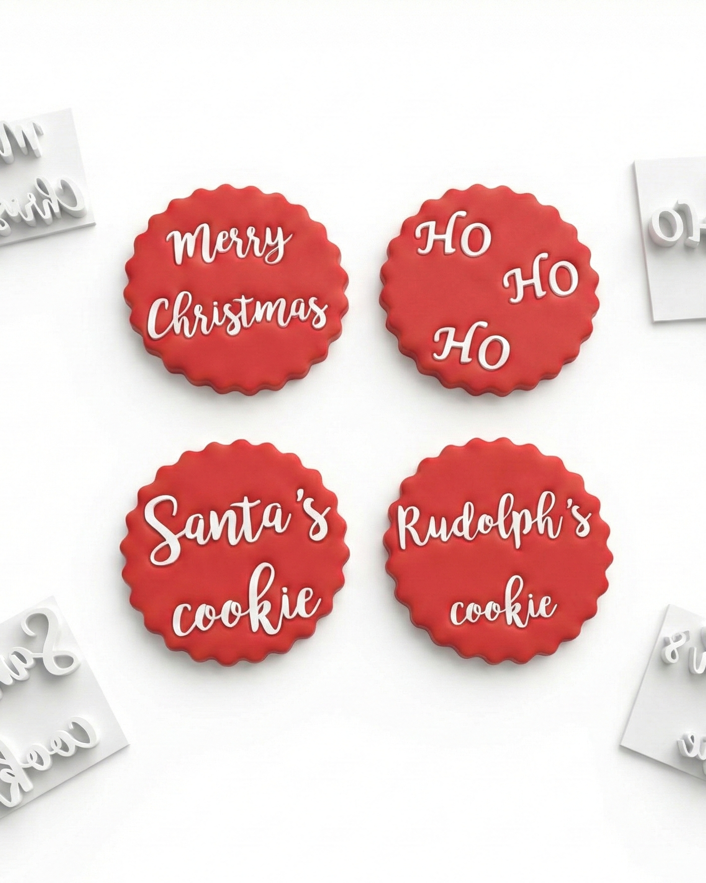 Christmas stamps-embossing