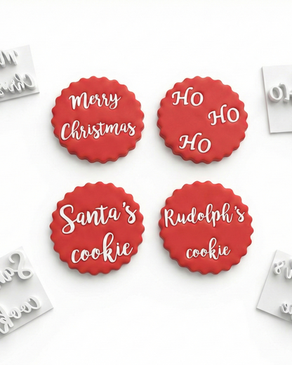 Christmas stamps-embossing