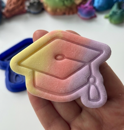 Graduation Hat cookie cutter and stamp 0847_2
