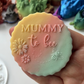 Bee theme - Mummy to bee - baby circle deboss
