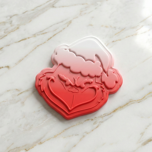 Christmas - Grinch - debossing and matching cutter