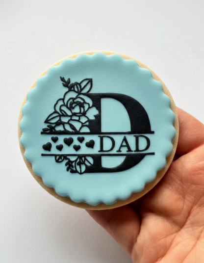 Dad - debossing acrylic stamp