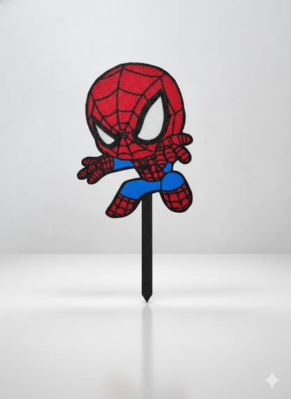 Spiderman cake topper or charm