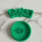 Pokemon logo and pokeball cutter + stamp MS1098