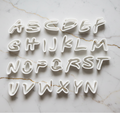 Friends Alphabet Cookie cutter