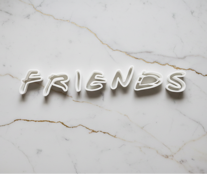 Friends Alphabet Cookie cutter