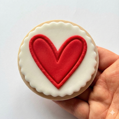 LOVE HEART DEBOSSING