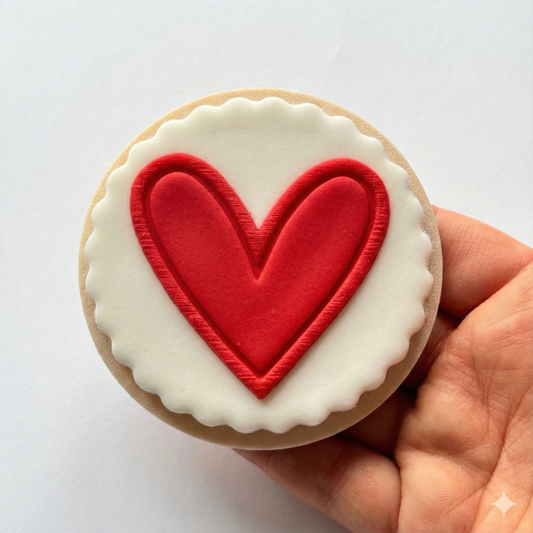 LOVE HEART DEBOSSING