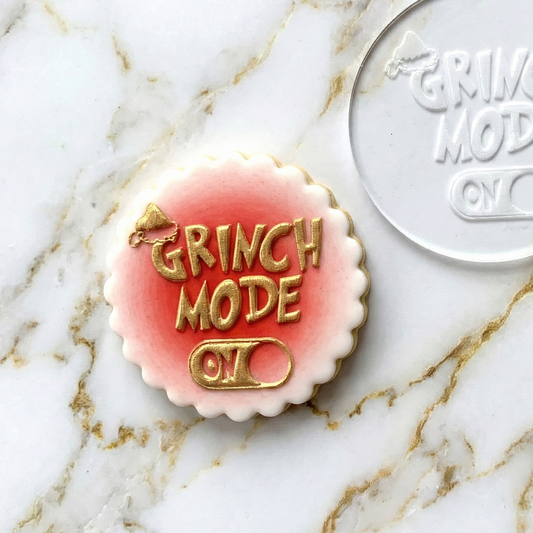 Christmas - Grinch mode on debossing