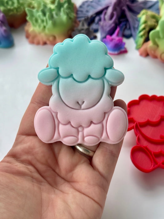 Baby sheep - cutter + stamp - Eid