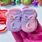 Baby Eid- Crescent Moon Baby Booties - 3D deboss and matching cutter