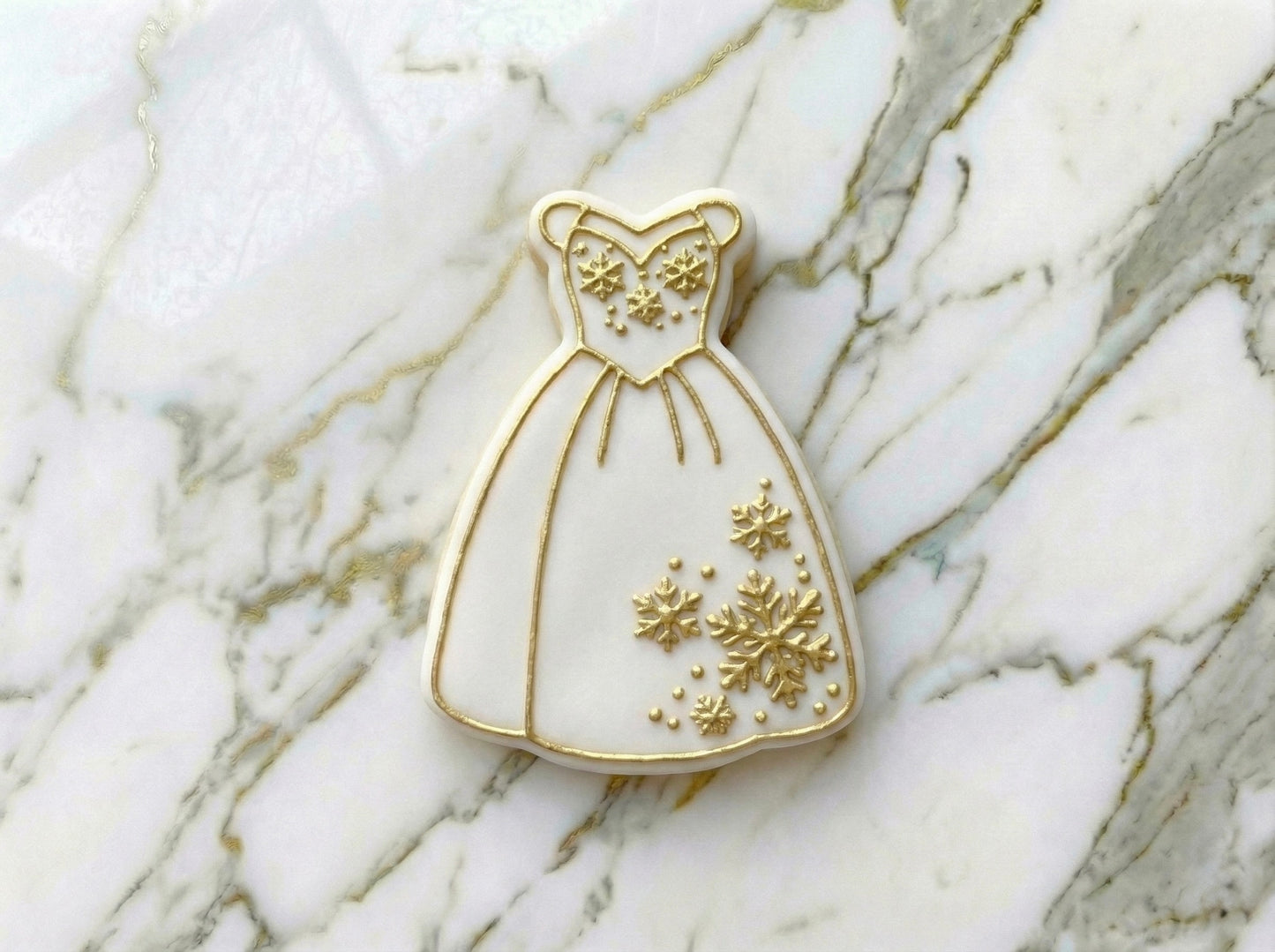 Elsa Princess dress debossing (pop out) + cutter M1089