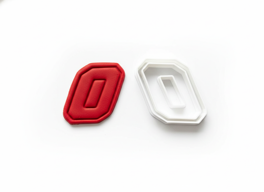 0 Zero Racing Number Cookie Cutter