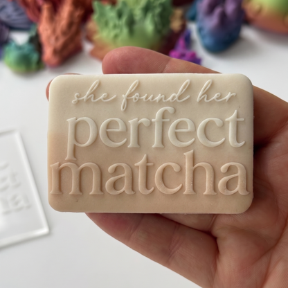 She found her perfect Matcha theme - deboss