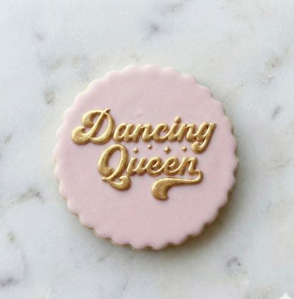 DANCING QUEEN - mamma mia - PREPPY - RETRO- debossing