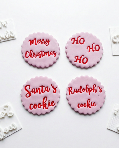 Christmas stamps-embossing