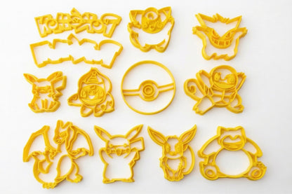 Pokemon Cookie Cutter Fondant Cake Decorating Mold gum paste pokemon go