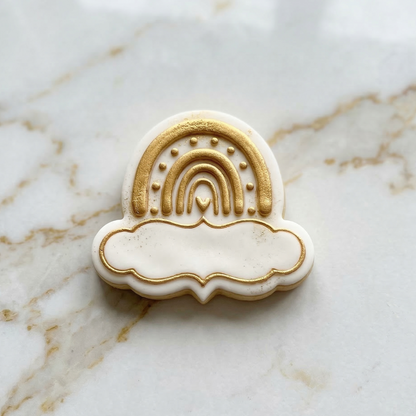 Baby rainbow cloud - Debossing + matching cutter - M1013