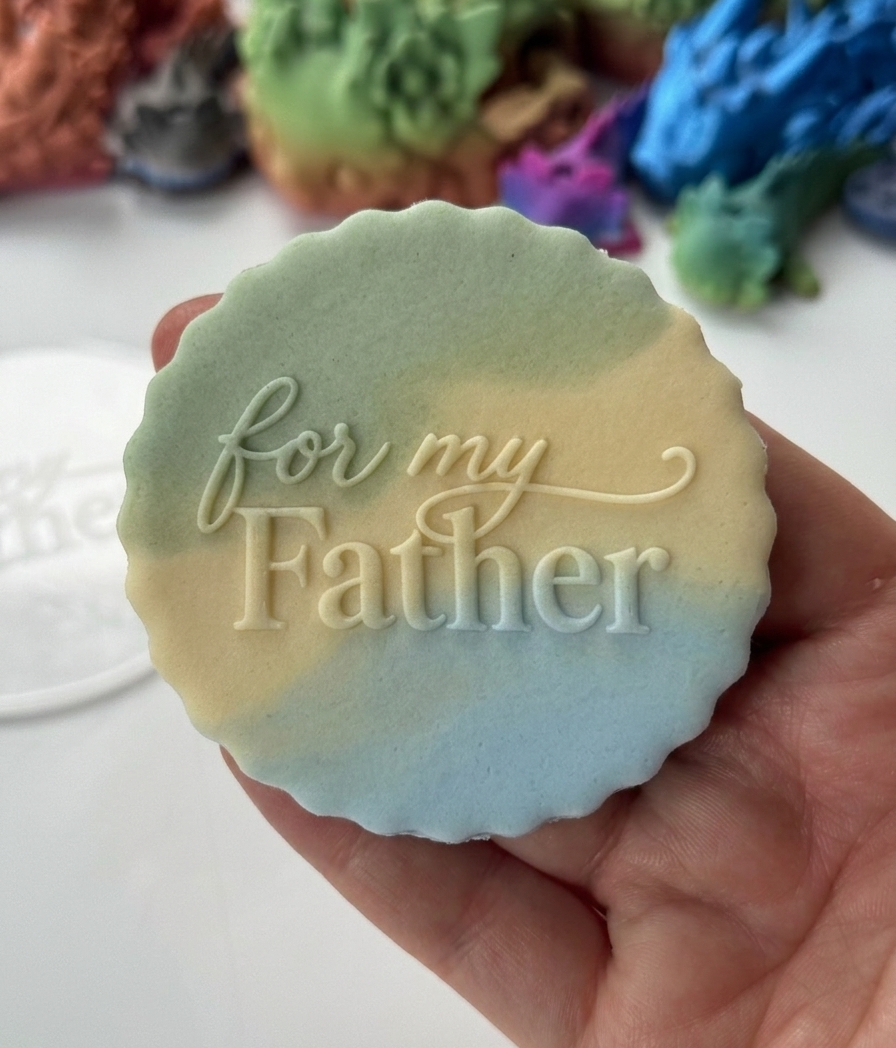 For my Father Debossing