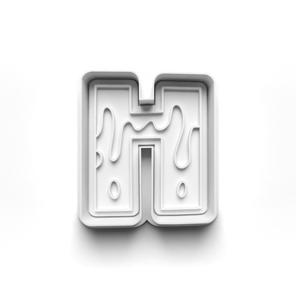 Playful letters Alphabet cookie cutter + stamp 0840