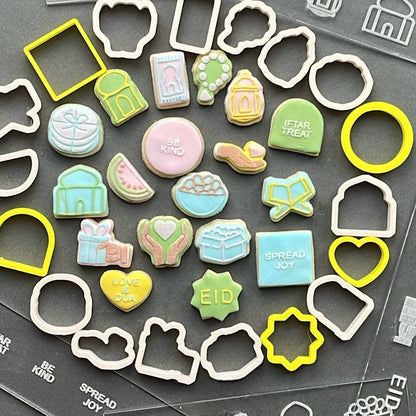Ramadan Calendar - Eid inpsired Calendar - deboss + cutter M1103