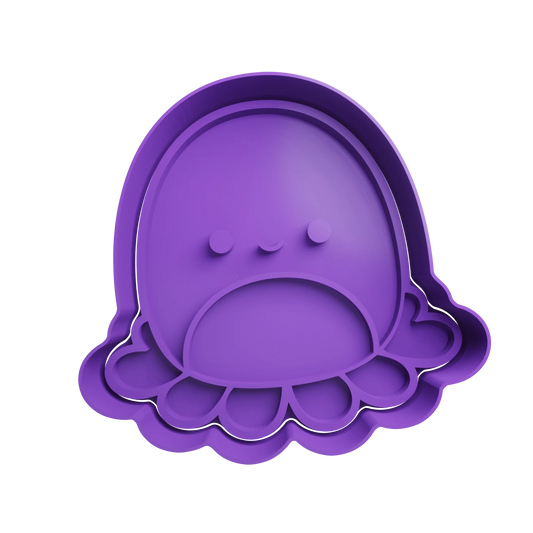 Squishmallows Veronica Octopus Cookie Cutter + stamp