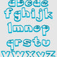 Pokemon alphabet cookie Cutters
