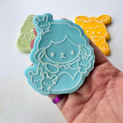 Hatching Sheep Debossing And Matching Cutters - Easter