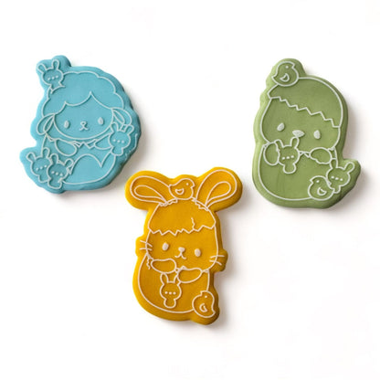 Hatching Bunny Debossing And Matching Cutter - Easter