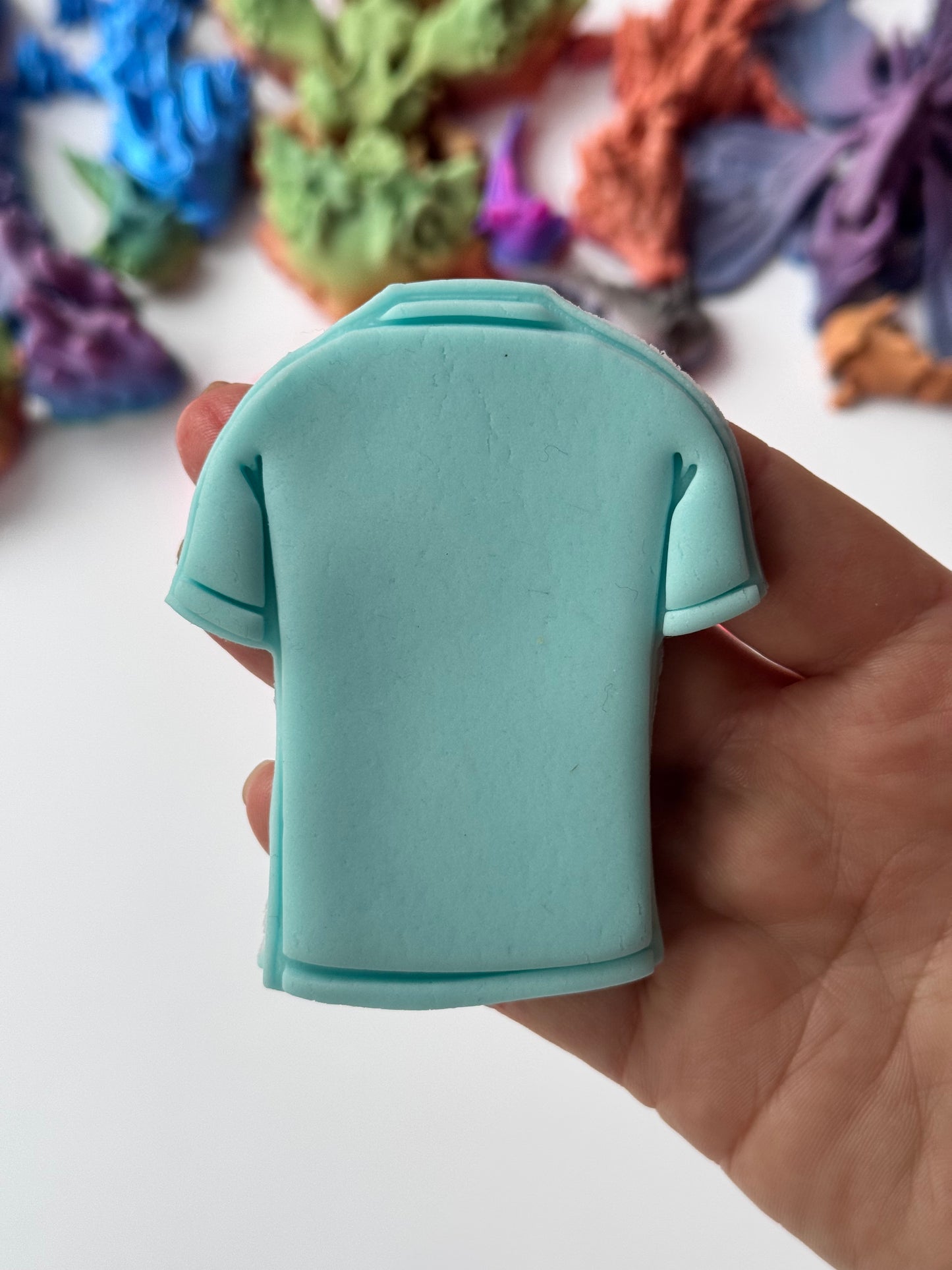 T-shirt soccer player - football - stamp + cutter M1067