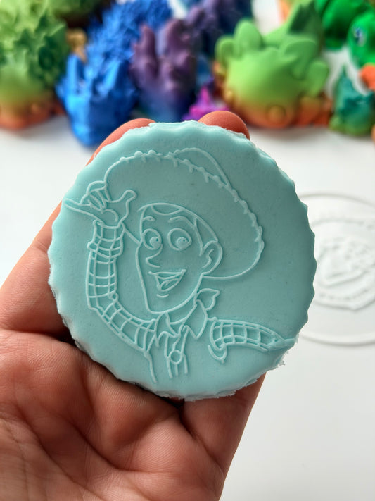 Toy Story-inspired deboss