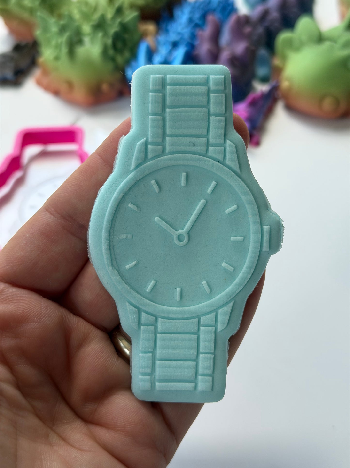 Watch deboss + cutter