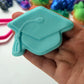 Graduation hat 3D deboss and cutter