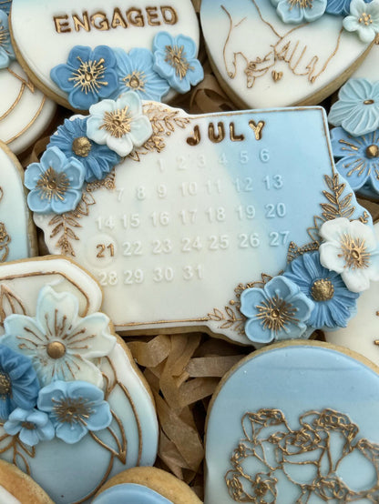 Wedding Calendar - deboss + matching cutter M1113