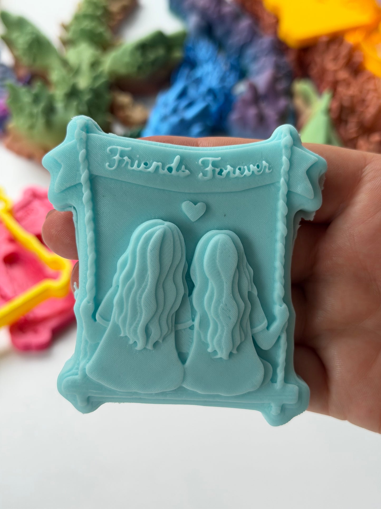 Friends forever 3D deboss and cutter