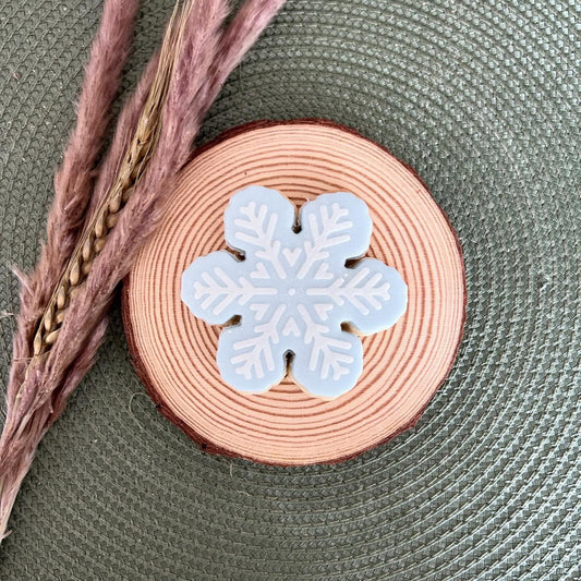 Snowflake - frozen - deboss + matching cutter