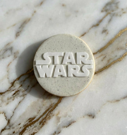 Star Wars logo- debossing acrylic stamp