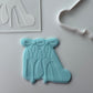 Bow heel shoes deboss + matching cutter M1044
